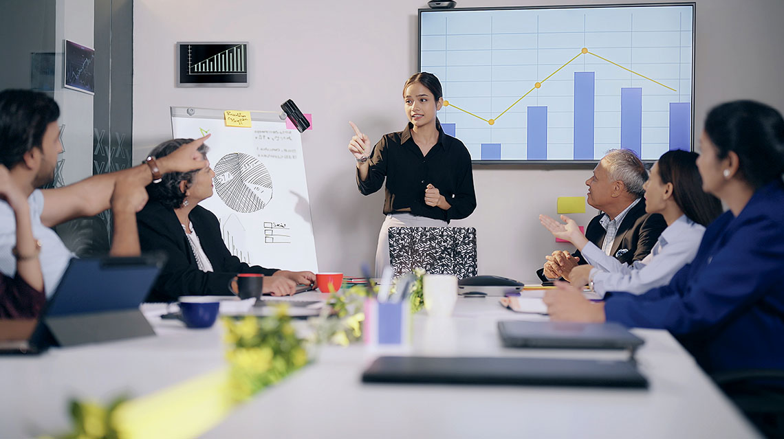 CAMS Talent Management — team in a training session